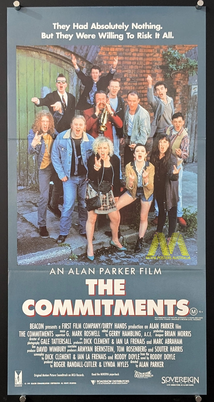 THE COMMITMENTS (1991) Original Movie Poster Daybill, Alan Parker - Movie Posters Australia