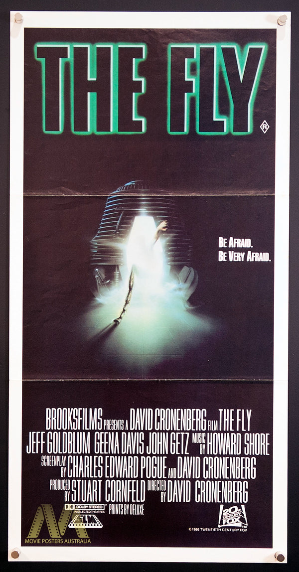THE FLY (1986) Daybill Movie Poster, Jeff Goldblum, VF-NM - Movie Posters Australia
