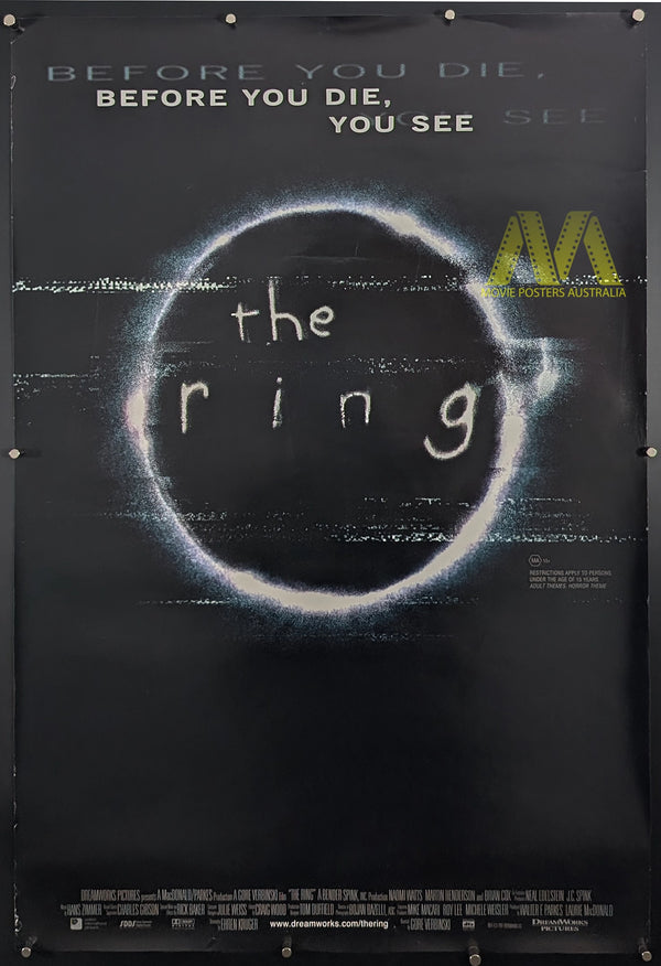 THE RING (2OO2) Movie Poster, Original US One Sheet, HORROR