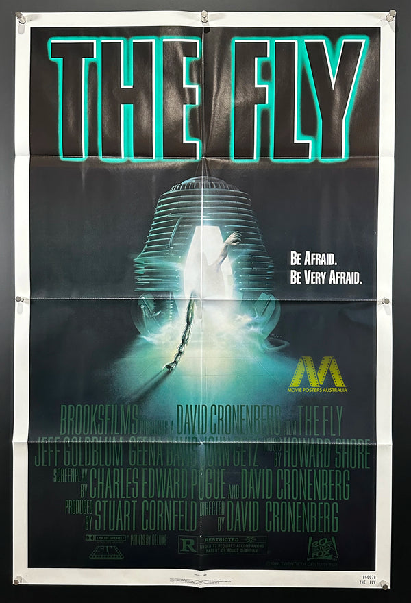 THE FLY (1986) US One Sheet, Jeff Goldblum, Geena Davis