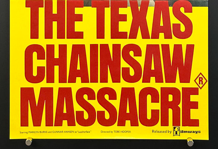 THE TEXAS CHAINSAW MASSACRE (1974) Movie Poster Daybill, HORROR - Movie Posters Australia