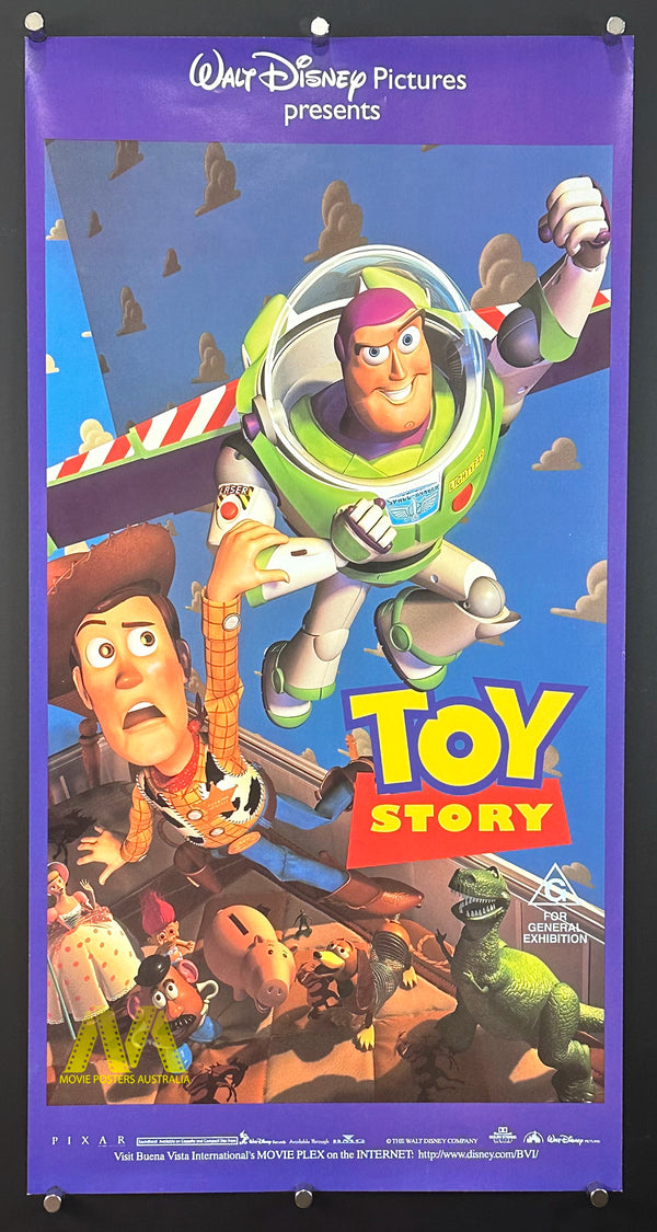 TOY STORY (1995) Australian Daybill Movie Poster, NM Condition - Movie Posters Australia