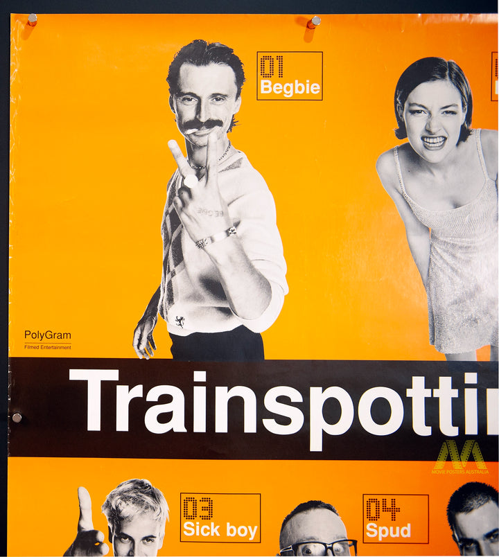 TRAINSPOTTING (1996) Australian 1Sh Movie Poster, Rolled, VF - Movie Posters Australia