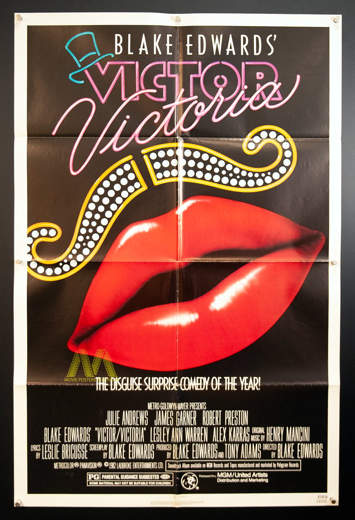 VICTOR VICTORIA (1982) US 1 Sheet Movie Poster, VF Condition - Movie Posters Australia