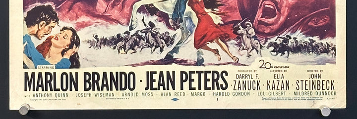 VIVA ZAPATA (1952) US Title Lobby Card, NSS, Very Fine Condition - Movie Posters Australia