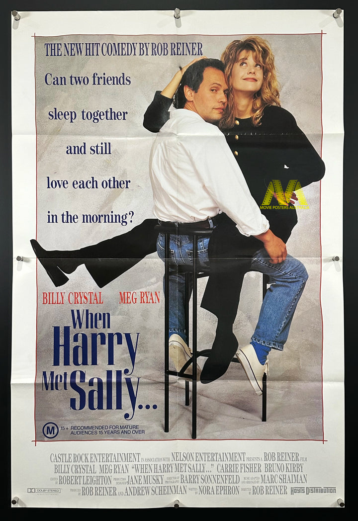 WHEN HARRY MET SALLY (1989) RARE Aust One Sheet, Near Mint - Movie Posters Australia