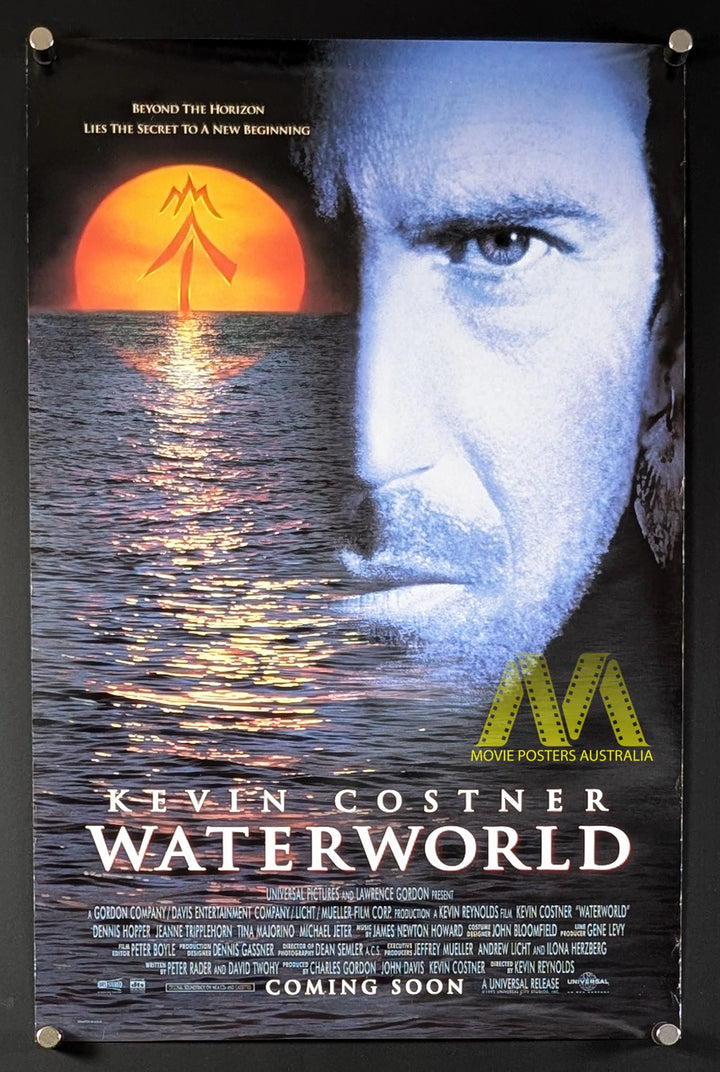 WATERWORLD (1995) Mini Poster 11 x 16 inch, Very Fine+ Condition - Movie Posters Australia