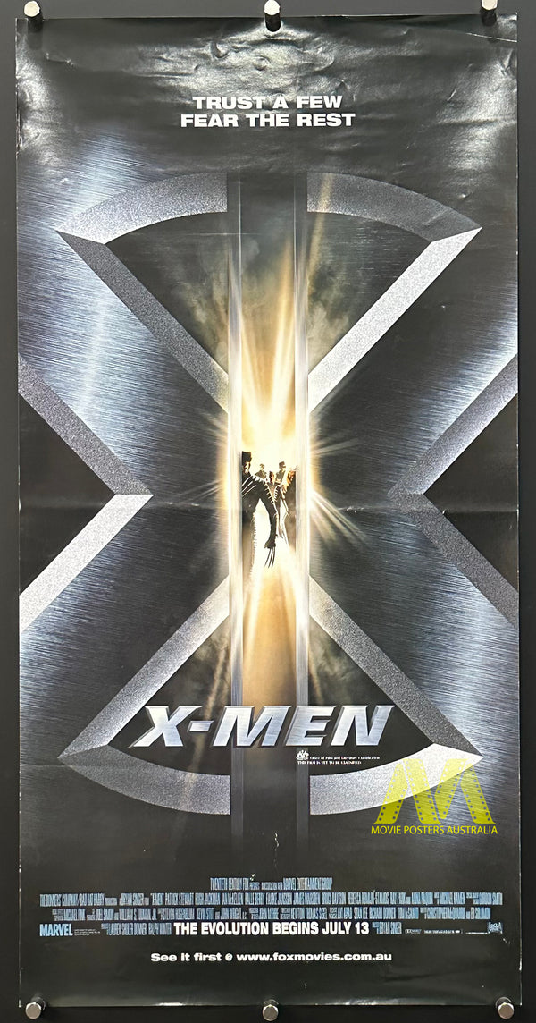 X-MEN (2000) Australian Daybill Movie Poster, Very Fine+ cond RARE - Movie Posters Australia