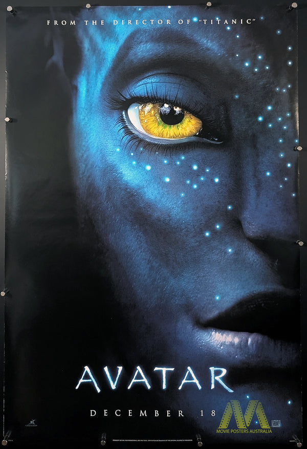 AVATAR (2009) Movie Poster, Original Teaser, US One Sheet, Style A