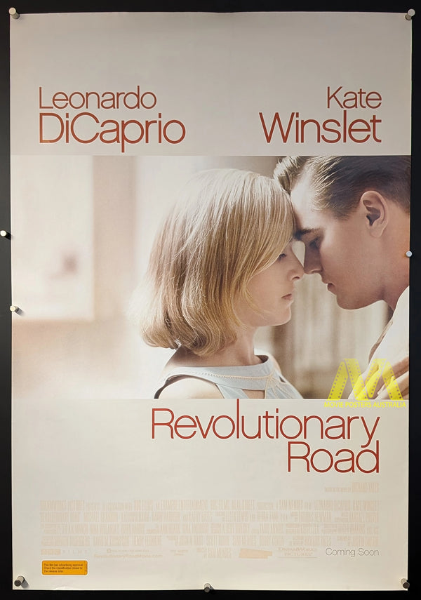 REVOLUTIONARY ROAD (2008) Movie Poster, One Sheet, Winslet, DeCaprio