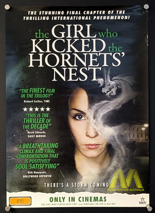 THE GIRL WHO KICKED THE HORNETS NEST (2009) Mini Movie Poster