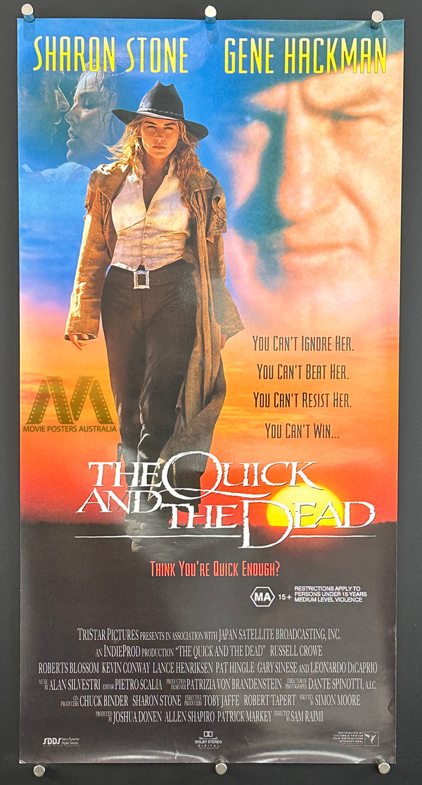 THE QUICK AND THE DEAD (1995) Daybill Movie Poster VF/NM Condition - Movie Posters Australia