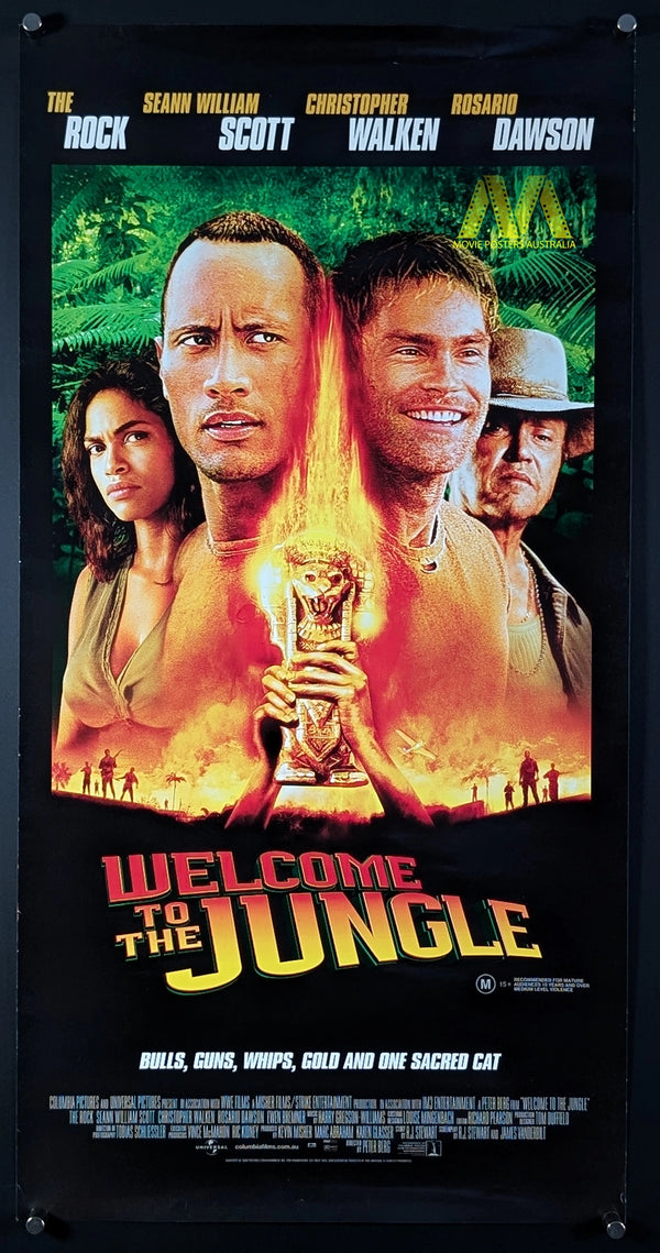 WELCOME TO THE JUNGLE (THE RUNDOWN) (2003) Movie Poster, Daybill, RARE